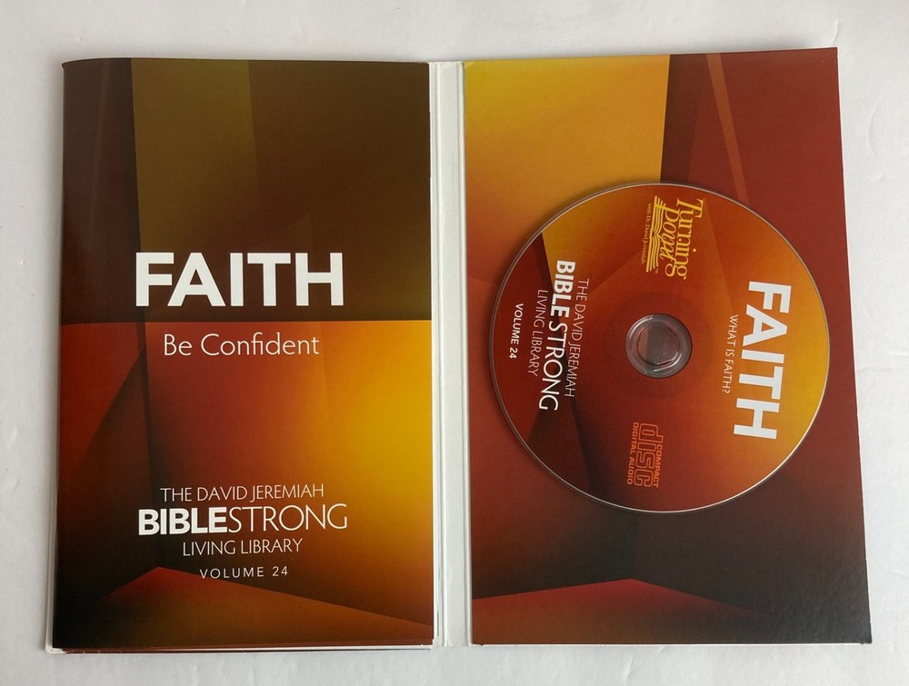 David Jeremiah Bible Strong Living Library Vol 24 Faith Be Confident CD Book