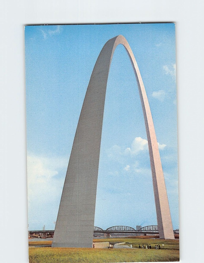 Postcard Gateway Arch Jefferson National Expansion Memorial St. Louis MO USA