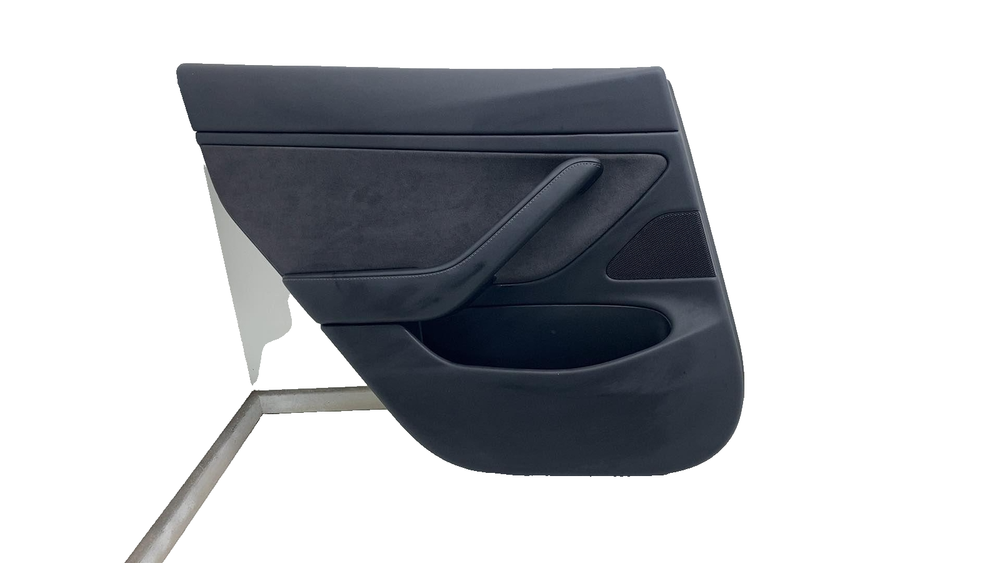 2017-2020 Tesla Model 3 M3 Rear Driver Side Door Panel Trim Cover Black Left LH