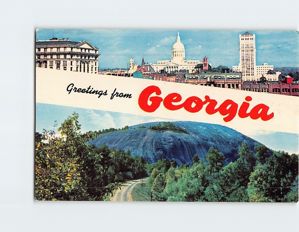 Postcard Greetings from Georgia USA