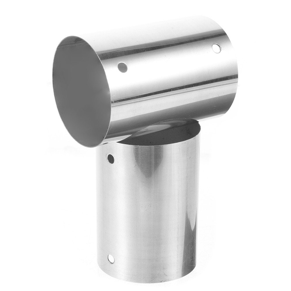 2 Pcs Stainless Steel Wall Brackets for Deck Handrail Connectors