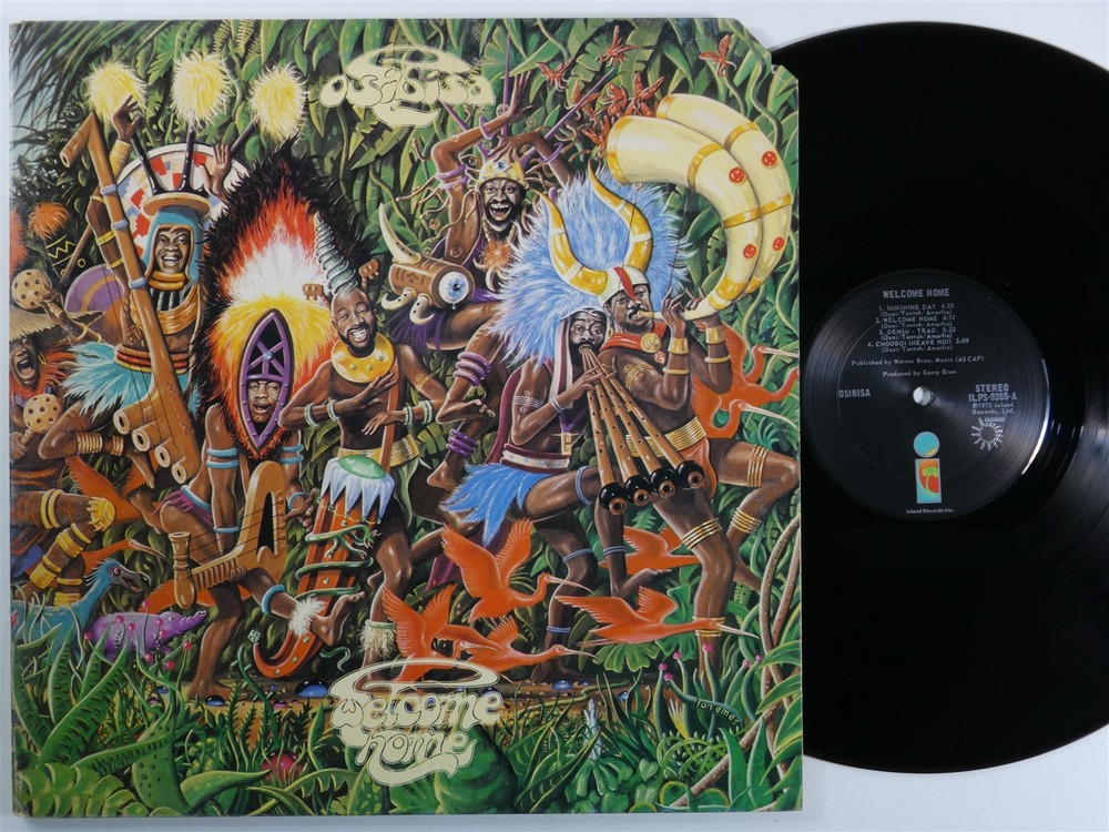 OSIBISA Welcome Home ISLAND LP VG+ gatefold i