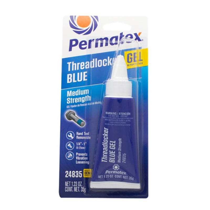 Permatex 24835 Threadlocker, Medium Strength, Blue Gel - 35 G