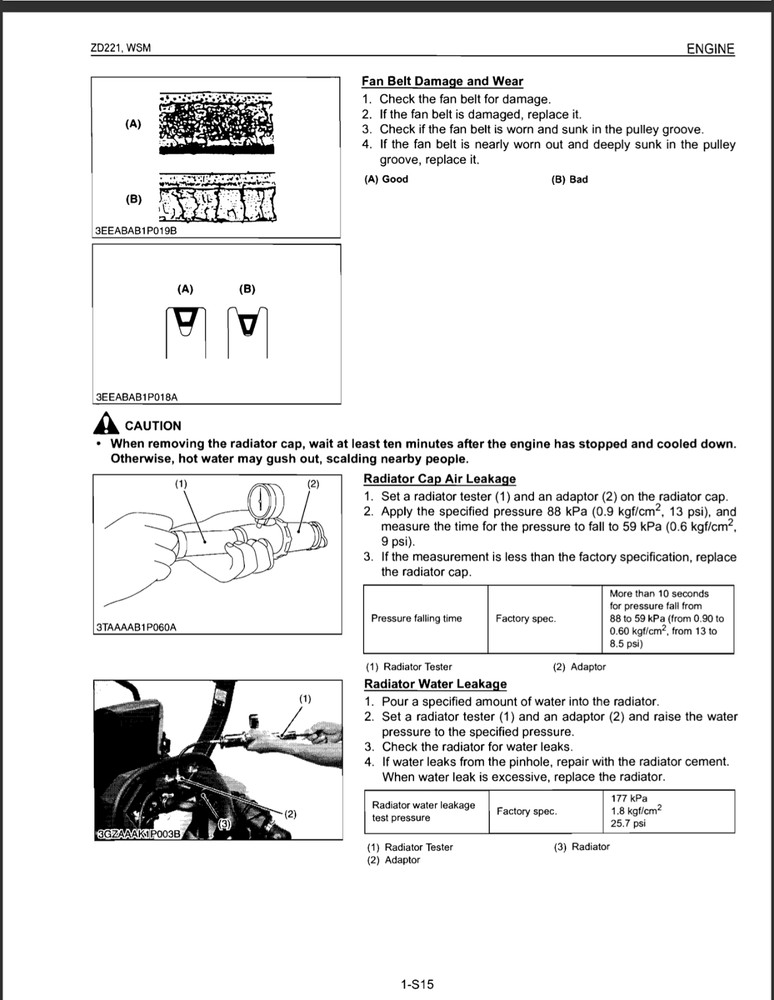 PDF Kubota ZD221 Service Repair Manual, Workshop Manual