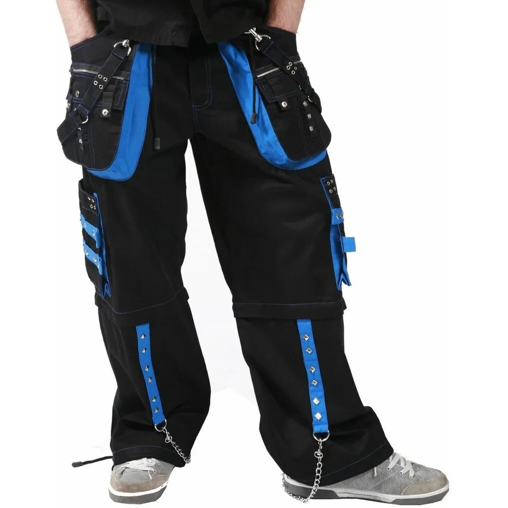 Prime Quality Mens Gothic Bondage Gothic Cyber Pant Chain Techno Rock Punk