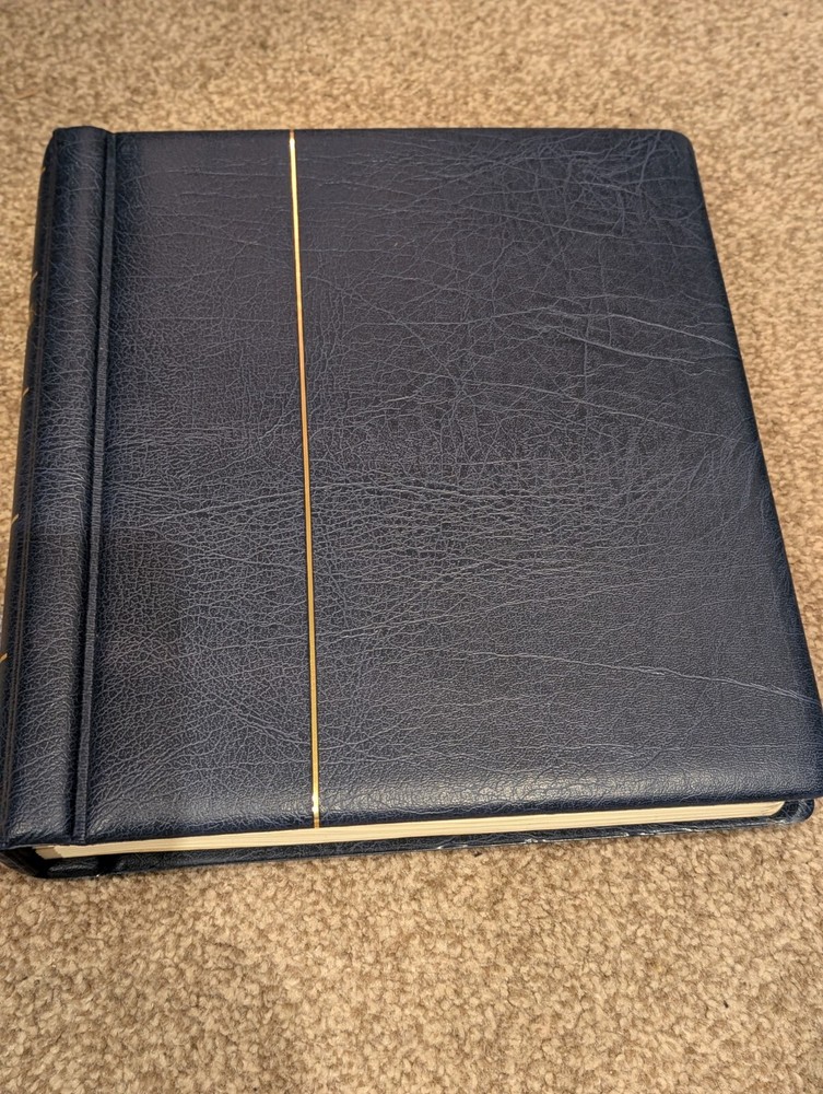 Leuchtturm Isle of Man Album + hingeless mounts 1963-2000 v fine no stamps