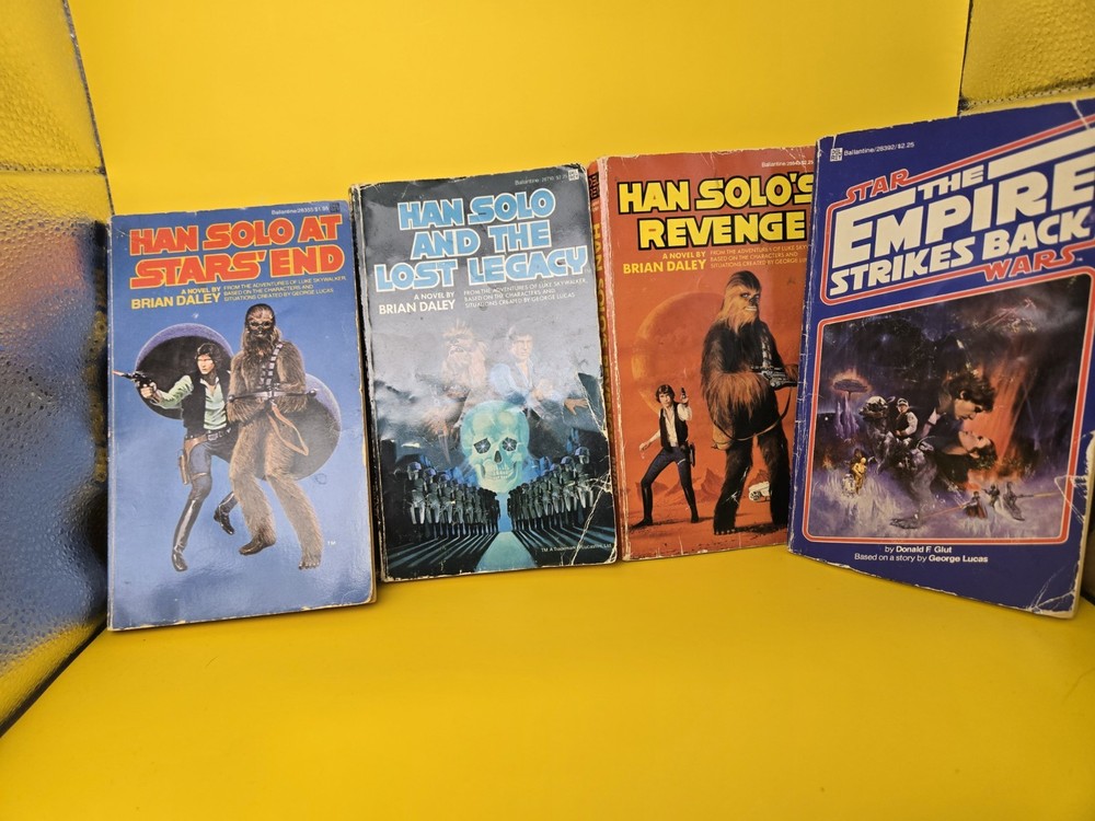 Han Solo Star wars lot + Empire Strikes Back Science Fiction Book First Edition