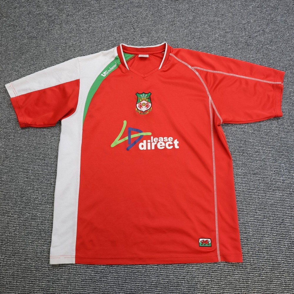 Wrexham Football Shirt Extra Large Red Home Kit 2007 2008 Vandanel Soccer Jersey