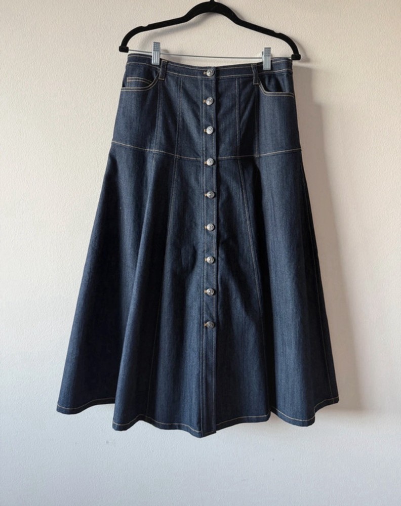 Cinq a Sept Women's Denim Skirt - Size 10