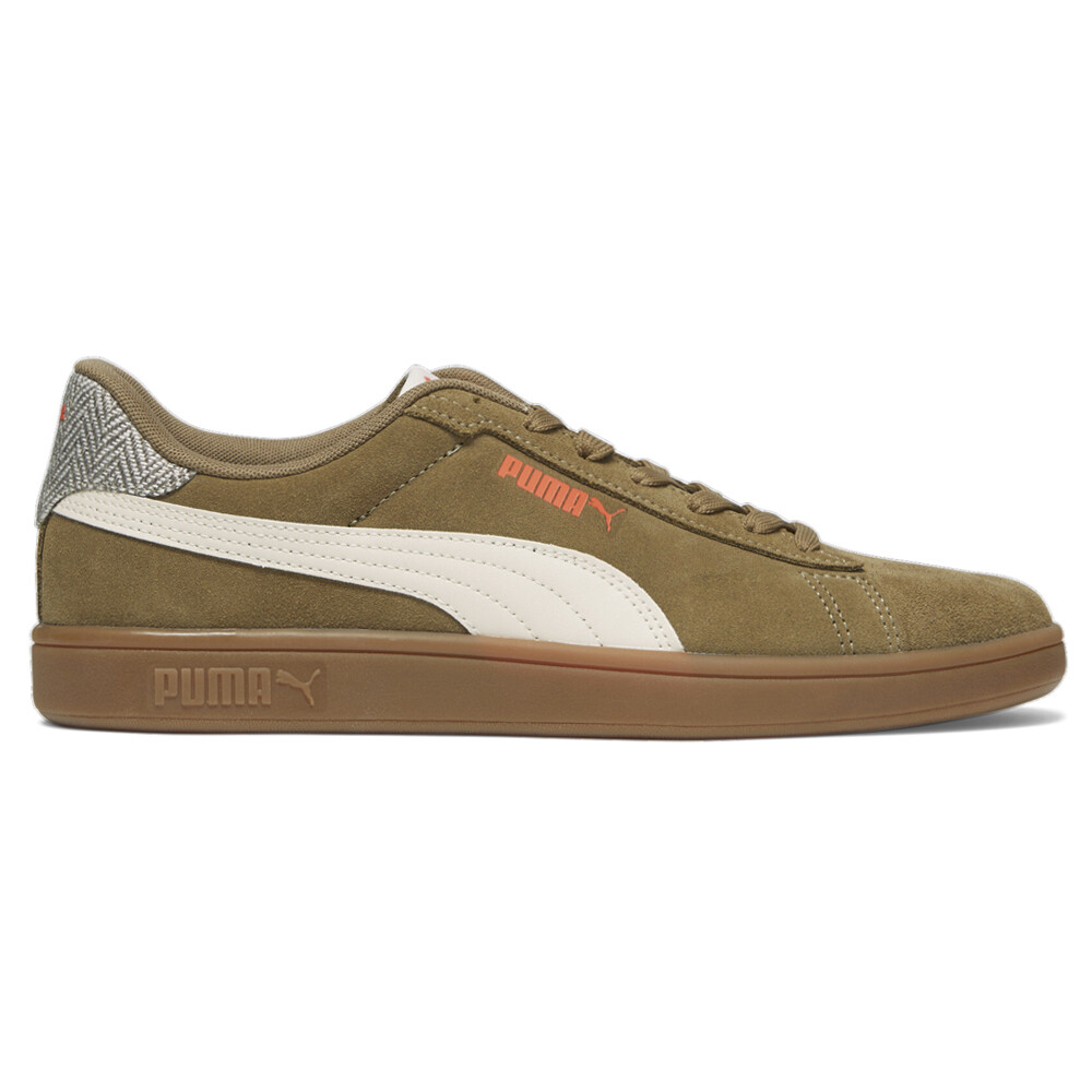 Puma Smash 3.0 Lace Up  Mens Brown Sneakers Casual Shoes 39563001