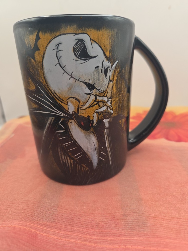 Disney Store Tim Burton A Nightmare Before Christmas Jack Skellington Mug Cup