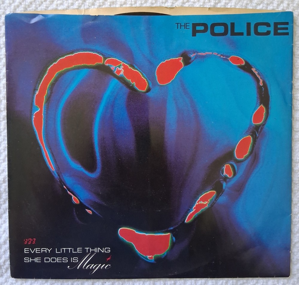 The Police, Every Little Thing She Does Is Magic/Shambe, 45rpm, 1981, A&M 2371-S
