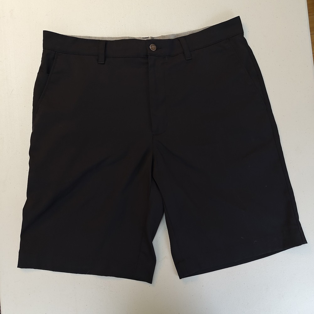 Callaway Chino Shorts Mens Size 34 Black Golf Flat Front