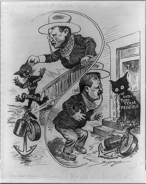 Photo:1912 Anti-Third Term Principle Political Cartoon Theodore Roosevelt