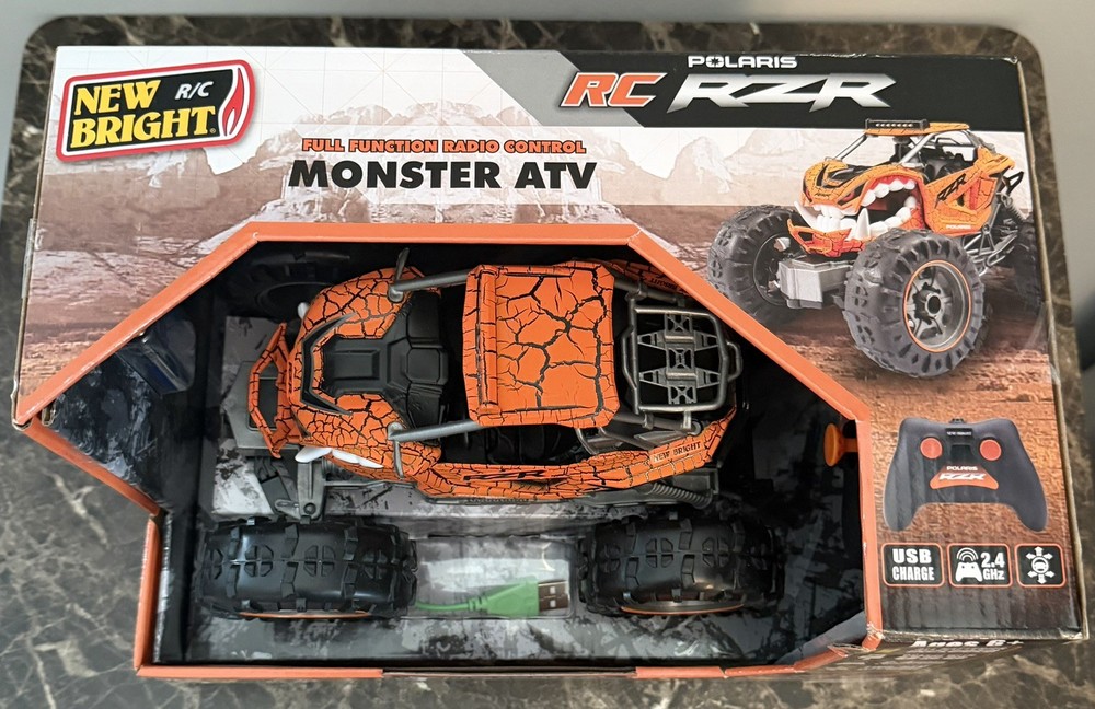 New Bright Polaris RZR Battery Radio Control Monster ATV Full Function R/C 1:18