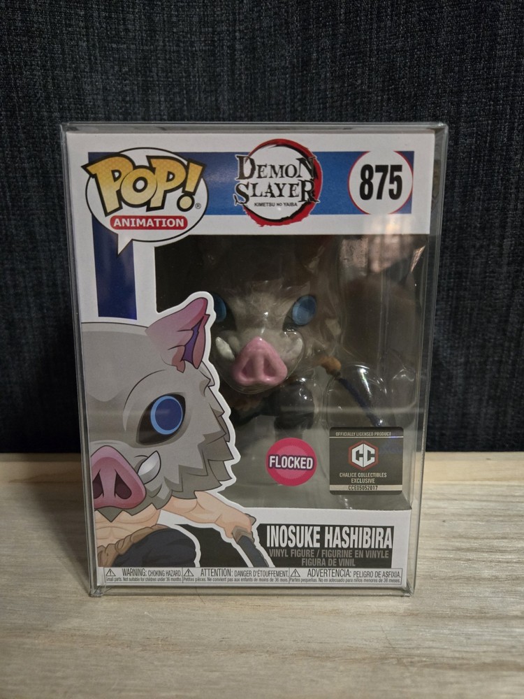 Funko Pop! Animation Inosuke Hashibira Flocked Chalice Excl Demon Slayer #875