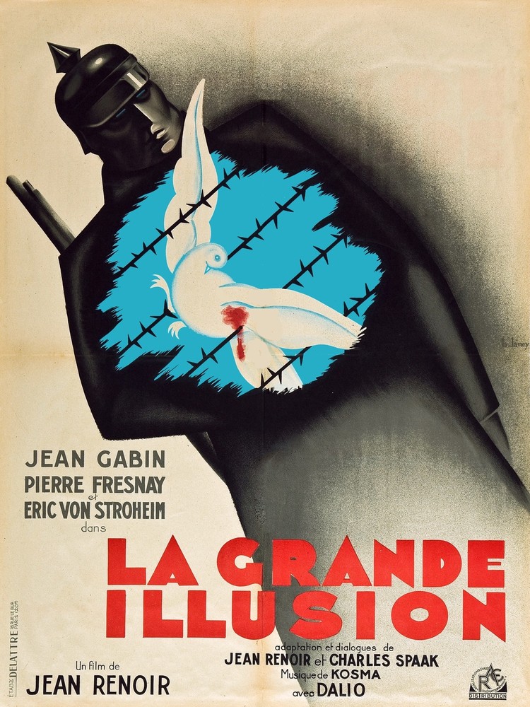 La Grande Ilusion Decorative Poster. Fine Graphic Art. Wall Interior Design 2555