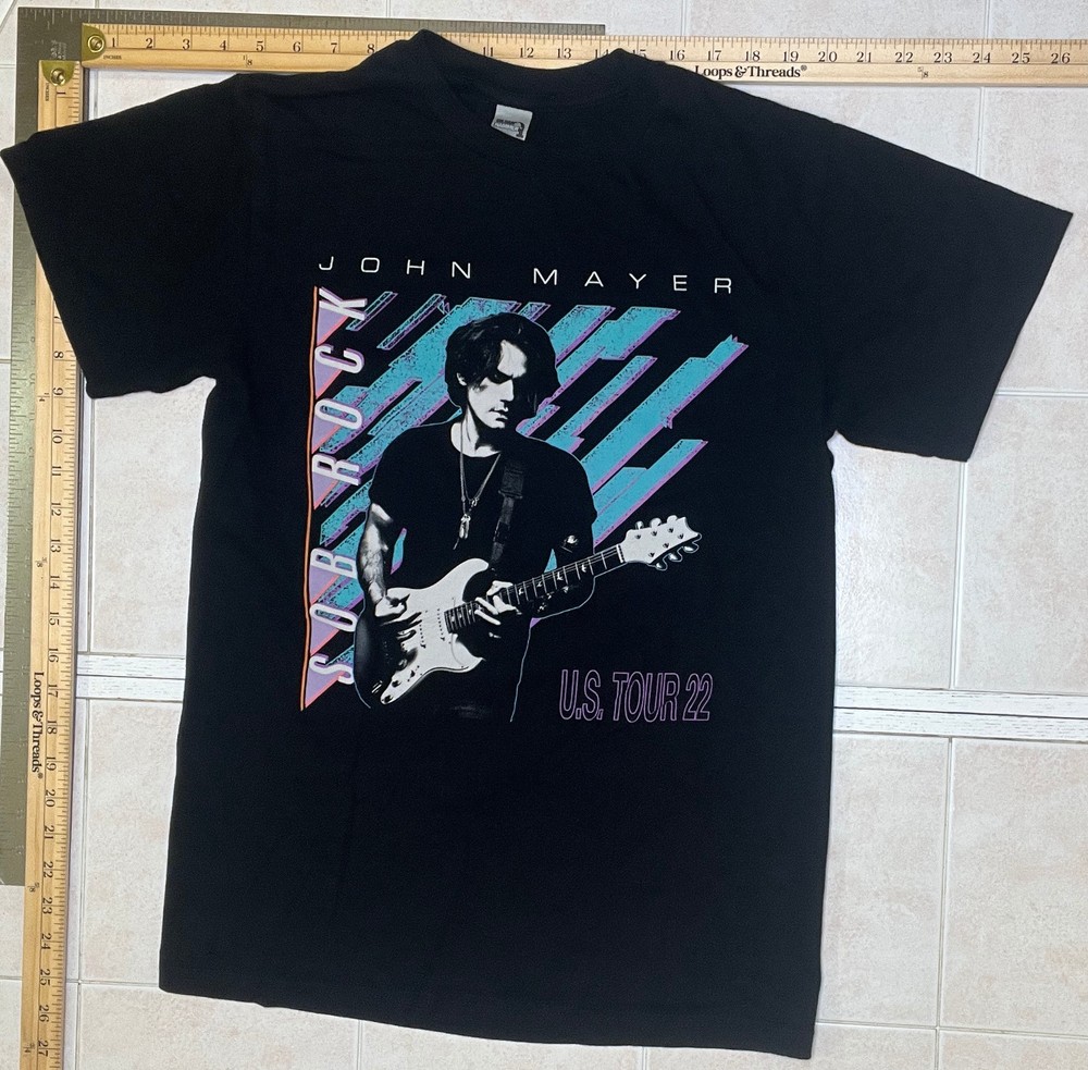 John Mayer SOB Rock U.S. Tour 2022 Tshirt Men's Small