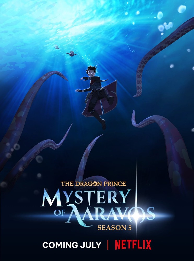The Dragon Prince Fantasy Film Print Poster - Aaramos Wall Art Decor Gift