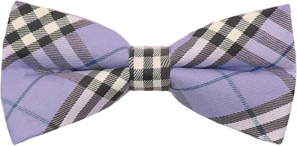 Men'S Bow Ties, Pre-Tied Adjustable Plaid Bowties Men for Business Daily Wedding
