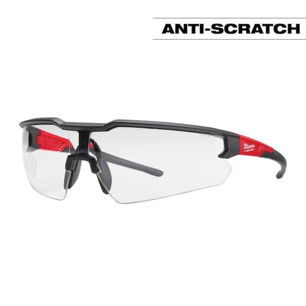 Milwaukee Clear Anti-Scratch Safety Glasses 48-73-2010