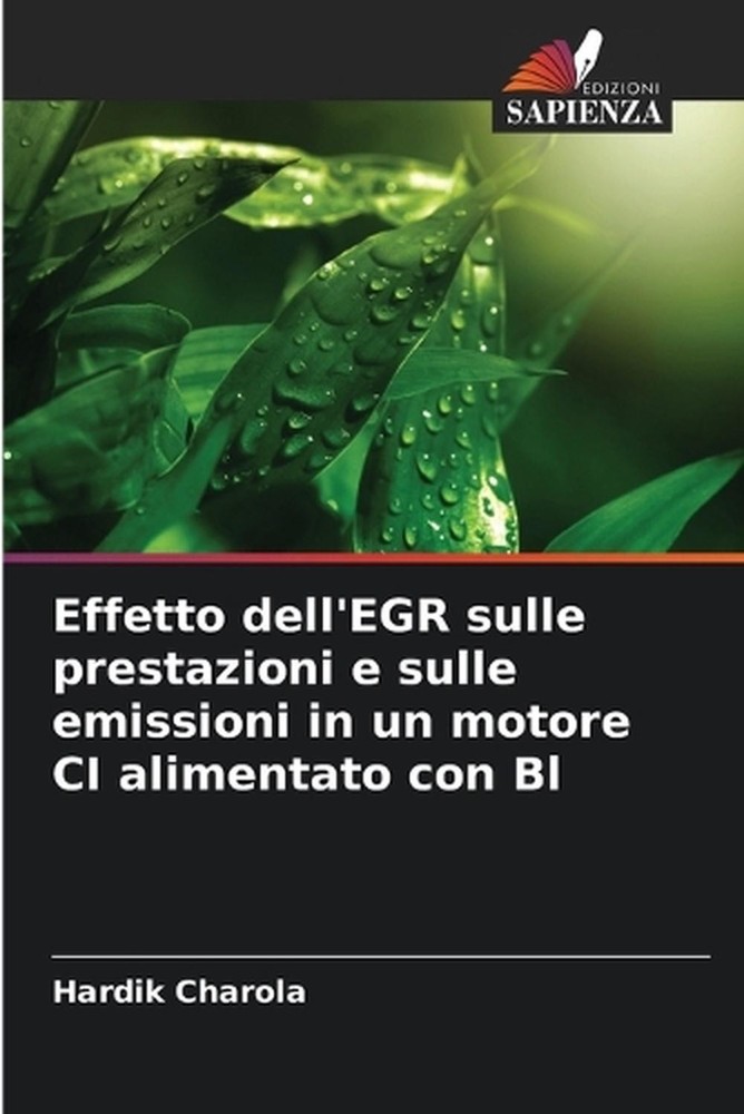 Effetto dell'EGR sulle prestazioni e sulle emissioni in un motore CI alimentato
