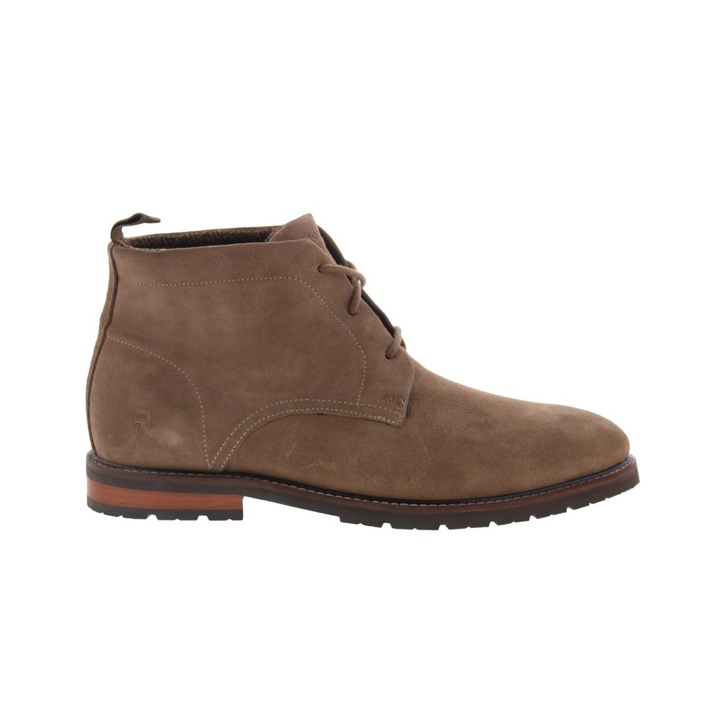 Rockport Caspe Mens Brown Wide Leather Lace Up Chukkas Boots