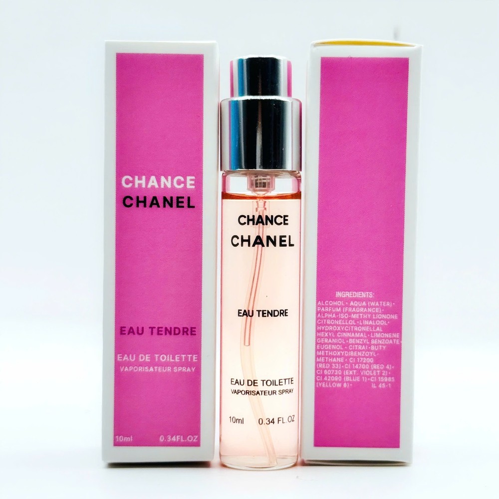 CHANEL CHANCE EAU TENDRE EDT SAMPLE SPRAY 10ML / 0.34OZ(Original Bottle)💗