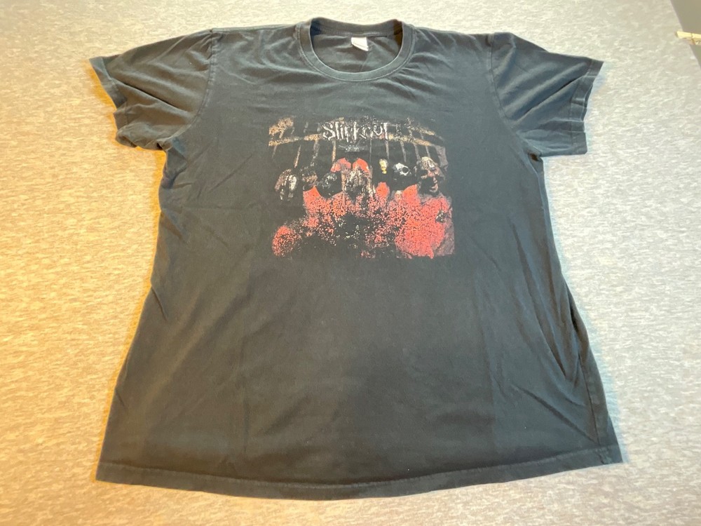 Slipknot's 1999 Self-Titled Debut Studio Album Black T-Shirt Size XL 100% Cotton