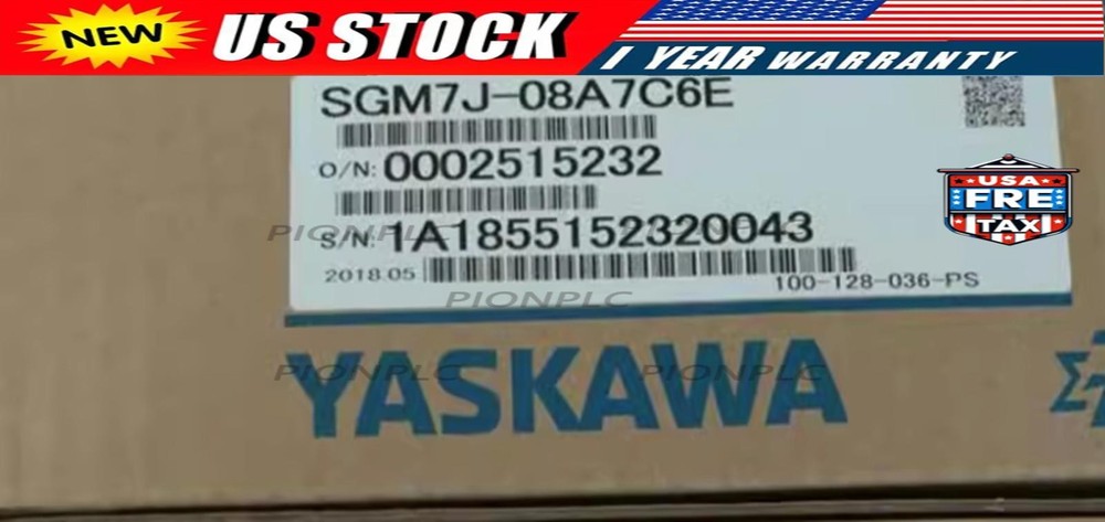 NEW YASKAWA SGM7J-08A7C6E AC Servo Motor