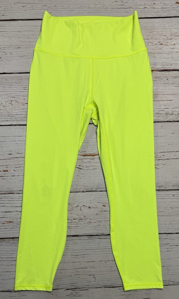 Fabletics PureLuxe Leggings Neon Yellow Women’s See Pics Measurements For Sz