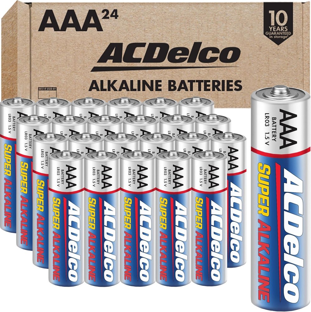 ACDelco 24-Count Triple AAA Batteries, Maximum Power Super AAA-24 Count