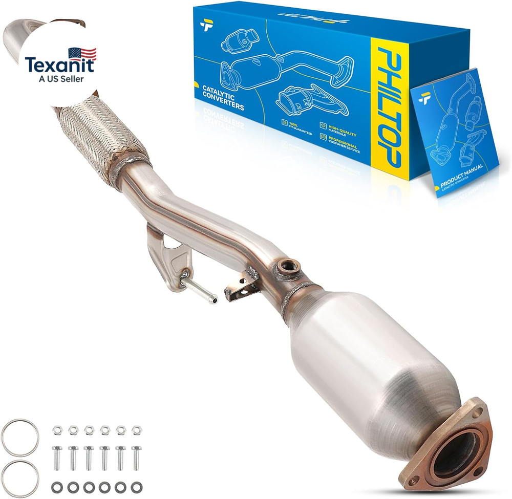 Direct-Fit Rear Catalytic Converter Compatible with Honda, Acura Accord 2.4L 201