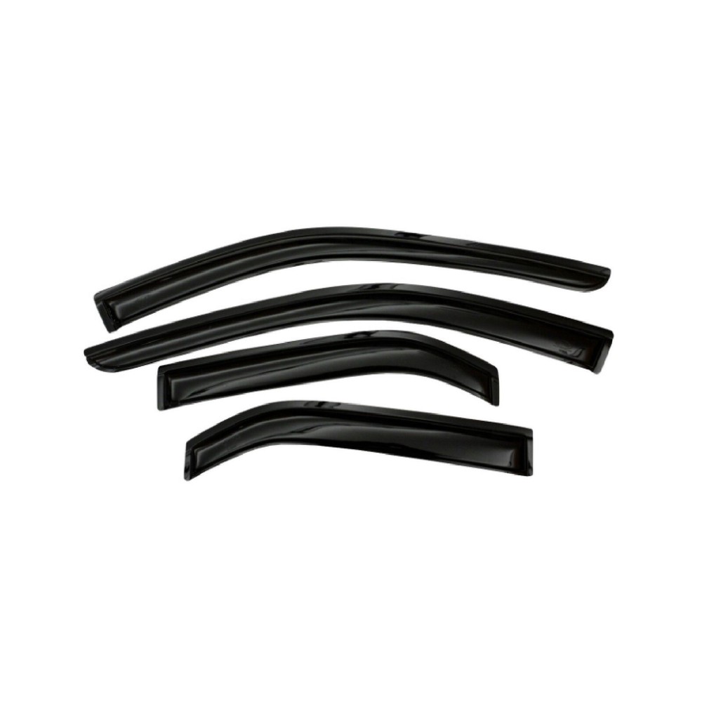 AVS 94762 Set of Dark Smoke Outside Mount Ventvisor Deflector for Kia Seltos