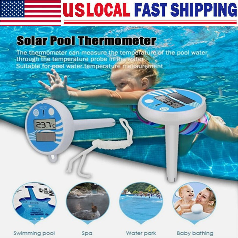 Wireless Swimming Pool Thermometer Digital Floating Pool Spa Thermometer New