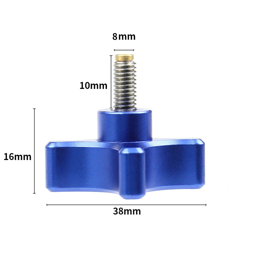ASTROSHOP M5/M6/M8 CNC Aluminum Alloy Torx Screw Hand Tighten Thumb Screw