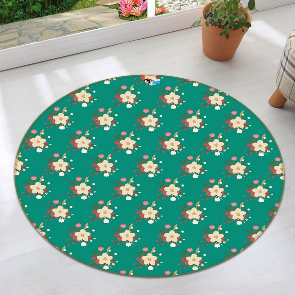3D White Cute Petals NBC373 Game Rug Mat Elegant Photo Carpet Mat Fay 2023