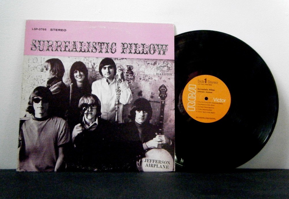JEFFERSON AIRPLANE LP Surrealistic Pillow 1967  Rca Victor   vinyl