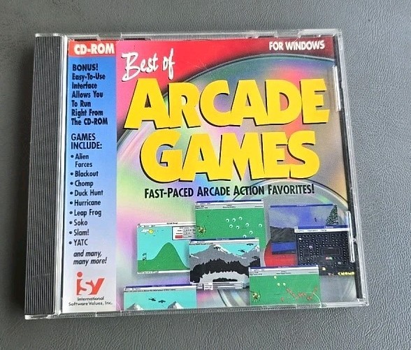 Best Of Arcade Games PC Games Cd-rom For Windows