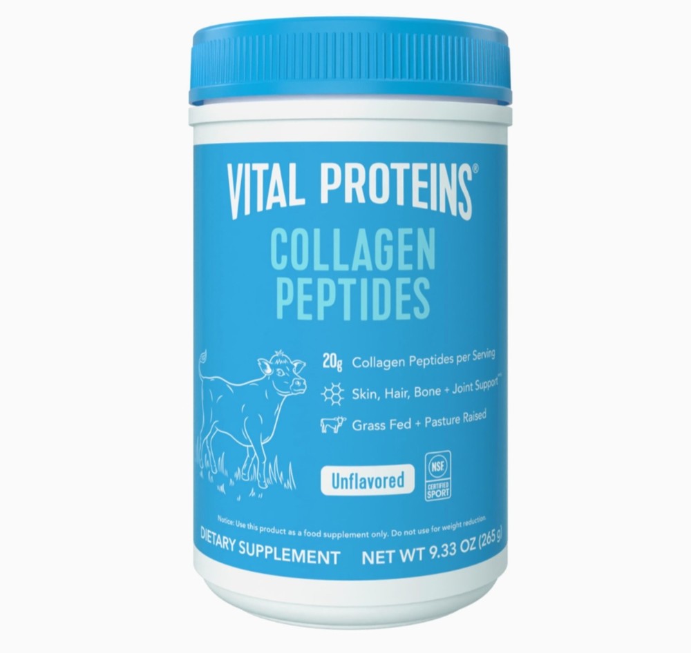 Vital Proteins Grass Fed Collagen Peptides Powder, Supports Hair, Skin, Nails, B