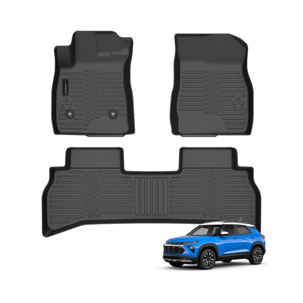 All Weather Floor Mats Fit for Chevrolet Chevy Trailblazer FWD 2021-2025 TPE ...