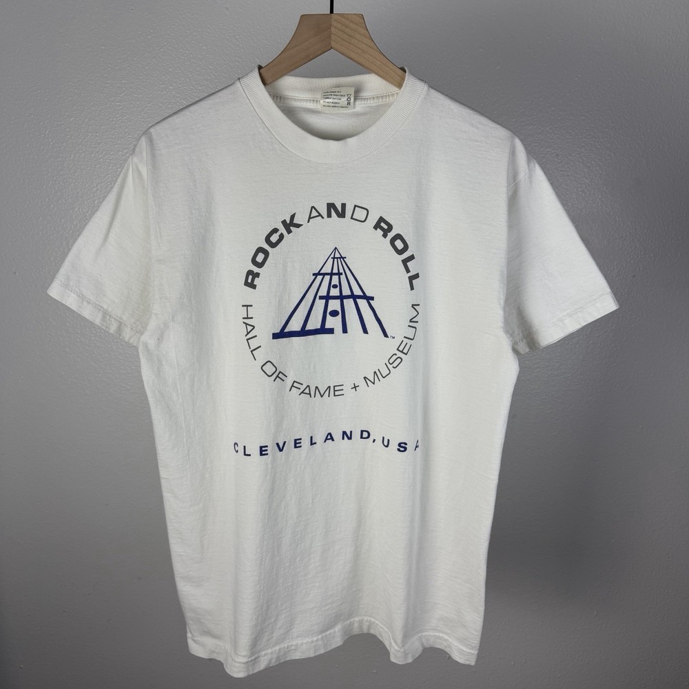 Vintage 90’s Rock and Roll Hall of Fame USA Cleveland White Cronies Size Large