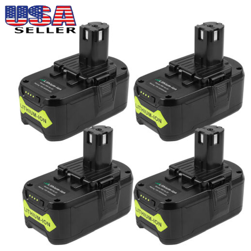 8.0Ah 18Volt For RYOBI P108 18V For One Plus High Capacity Lithium Ion Battery