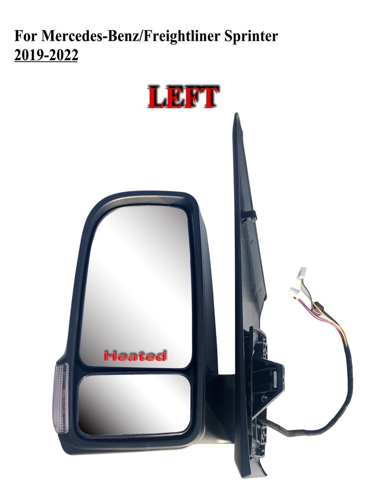 Driver Left Side Door Mirror for Mercedes/Freightliner Sprinter 2019-2022