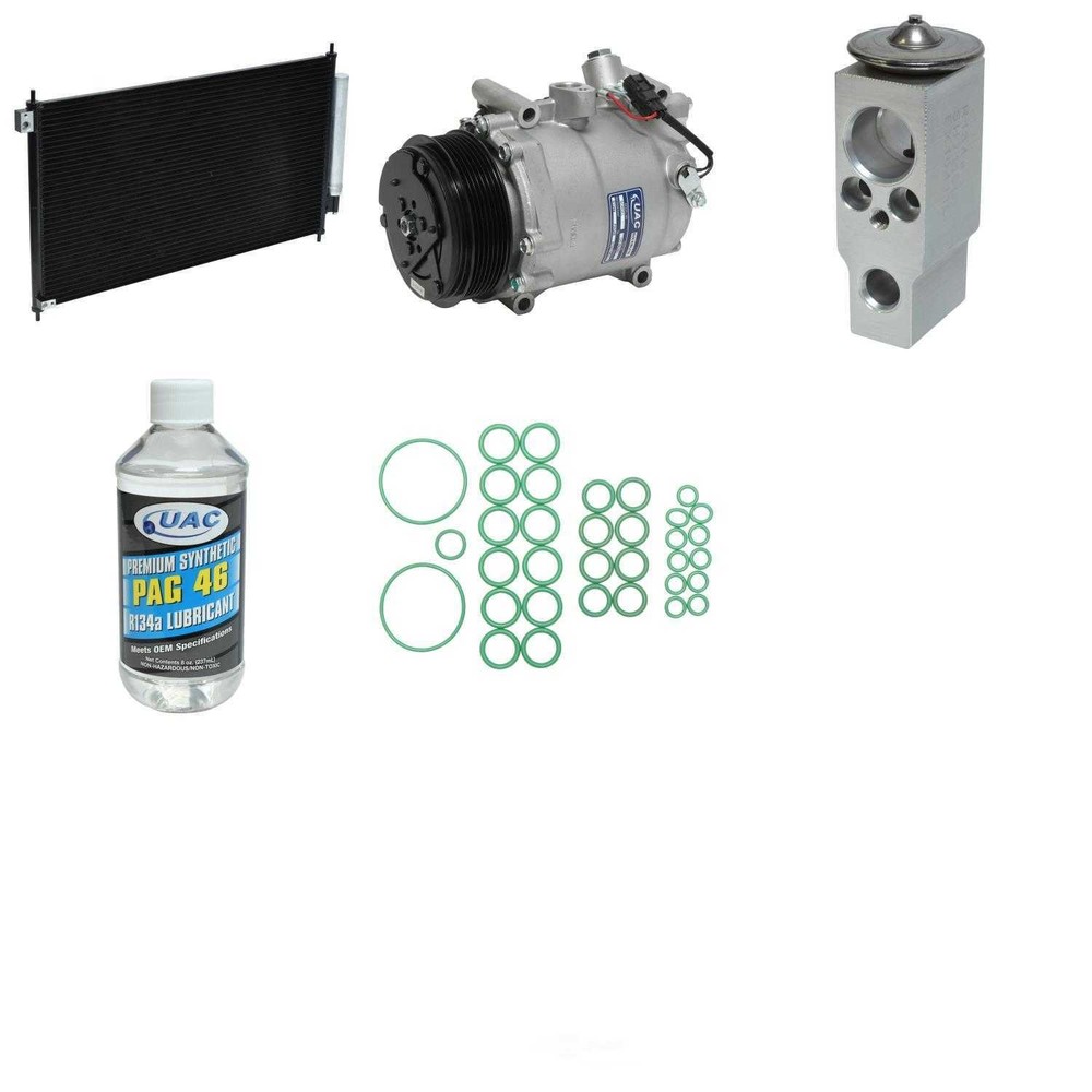 A/C Compressor Kit with Condenser for 2013-2015 Acura ILX 2.4L L4 Engine