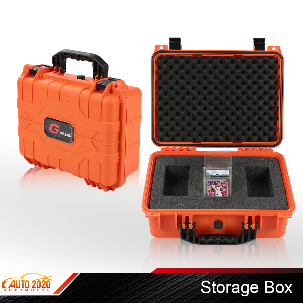 Graded Card Storage Box Heavy Duty Weatherproof Case Slab Holder & Protector New