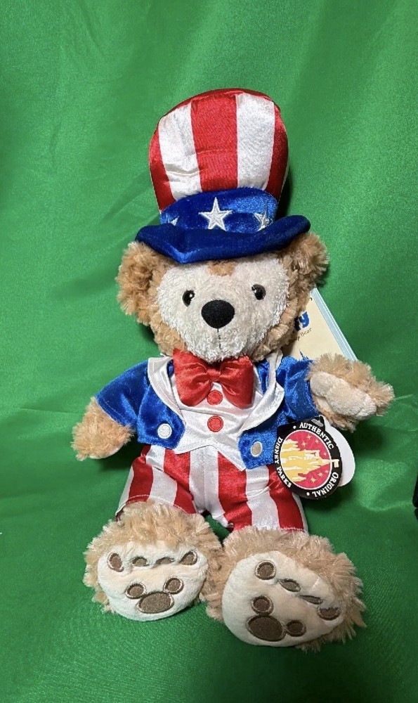 Disney Duffy Teddy Bear Vintage Americana 2011 With Tags