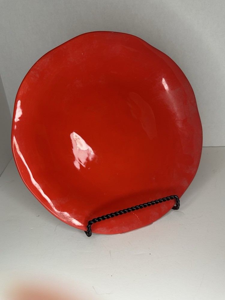 Gourmet Basics by Mikasa Red Plates - set of 4