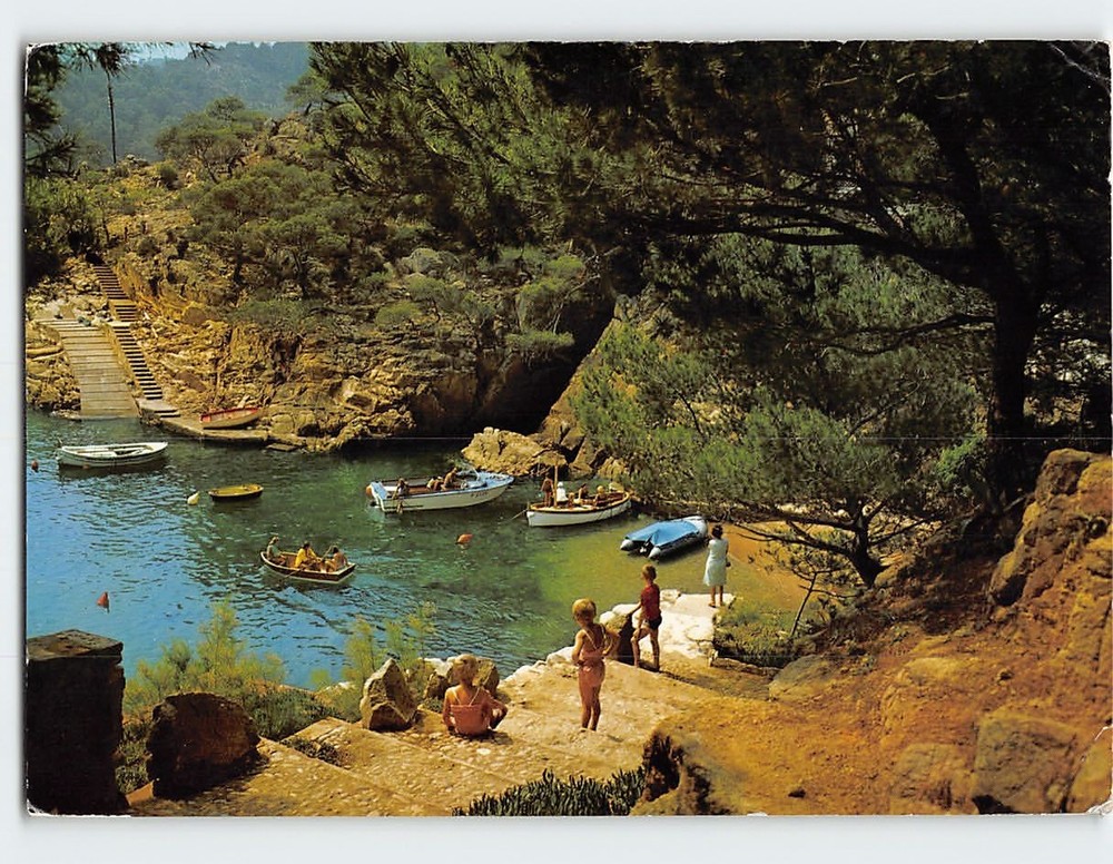 Postcard Scenic View Fornells-Aigua Blava Costa Brava Spain