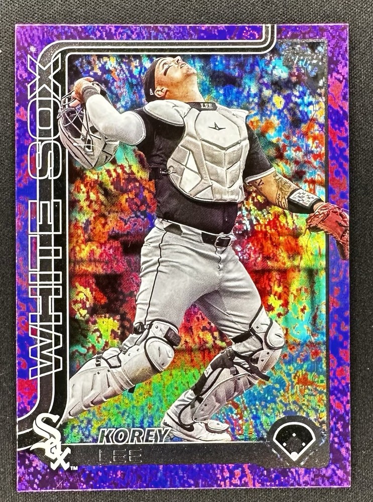 2025 Topps Series 1 Korey Lee Purple Foil Parallel /250 RC #257